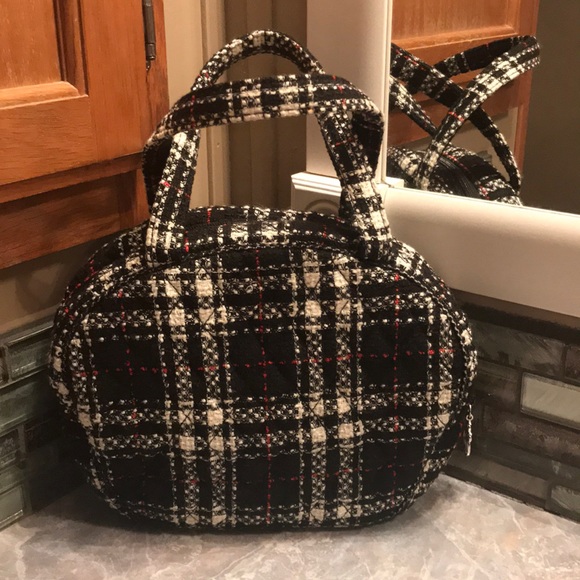 Vera Bradley Limited Edition Canteen Plaid Satchel - Picture 2 of 7